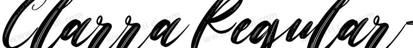 Clarra Regular字体转换